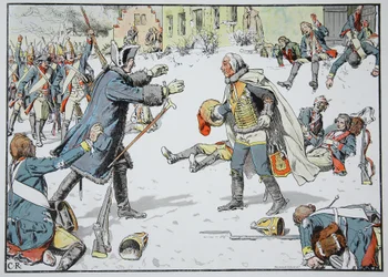 Der Morgen nach der Schlacht von Torgau, 4. November 1760